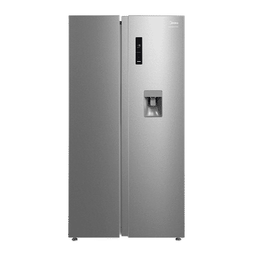 Midea 513L Side by Side refrigerator – Stainless Steel
