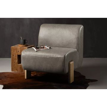 TAKARA LEATHER CHAIR MODERN MINIMALIST GRAPHITE