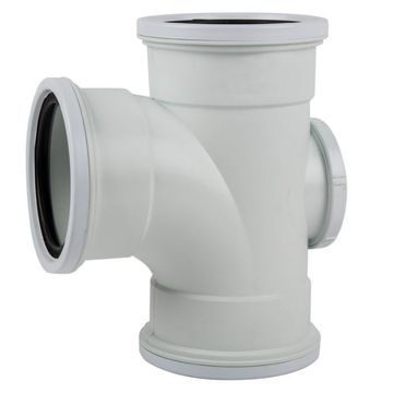 Agrinet SABS 87.5 Degree Sv lnspection Eye Waste Junction - 110mm