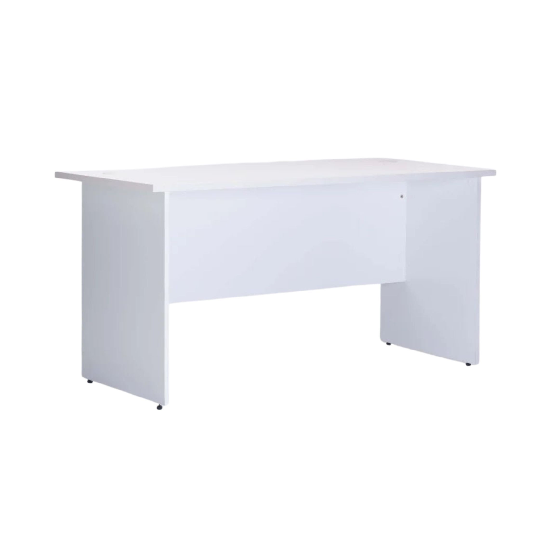 150cm Spacious Desk with Cable Management - Snow