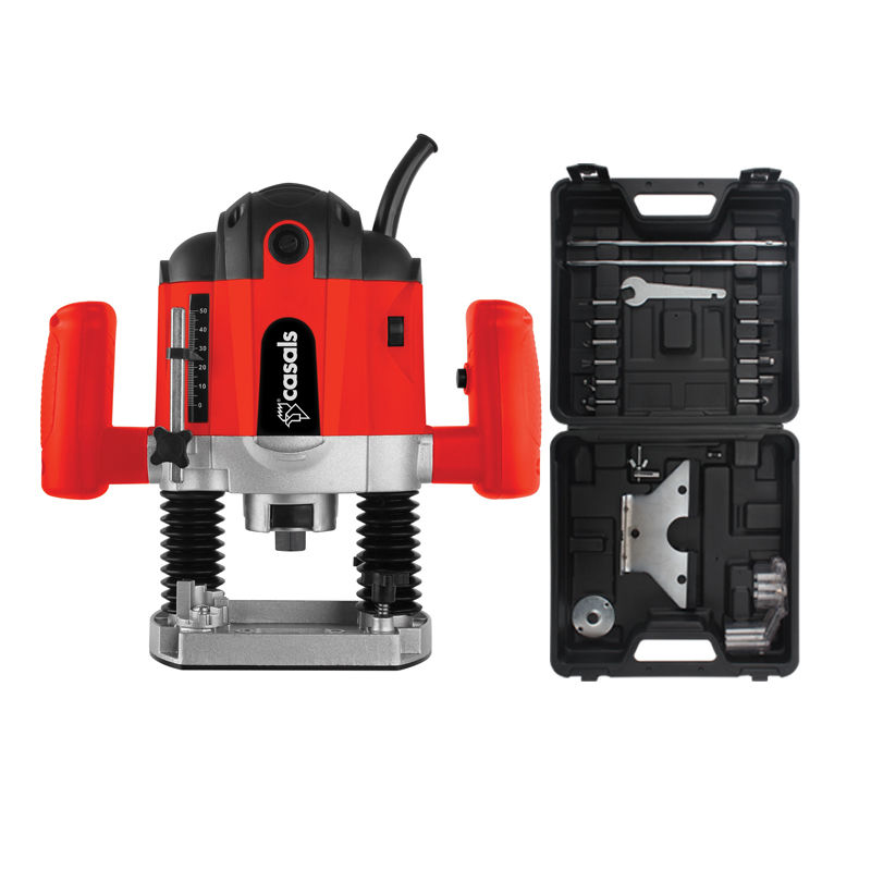 Casals Router 12 Piece Set Plastic Red