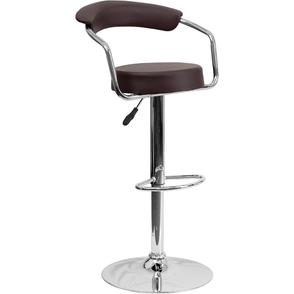 Naawdir Bar Stool Brown