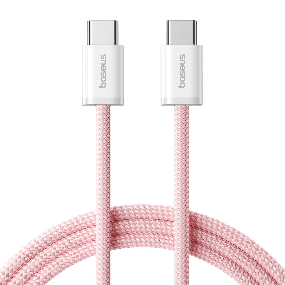 Baseus Dynamic 4 Fast Charging Data Cable Type C to Type C 100W 1m - Baby Pink