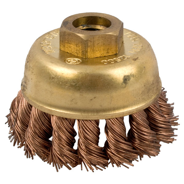 Wire Cup Brush N/Spark Twisted 100Mmxm14 Bulk