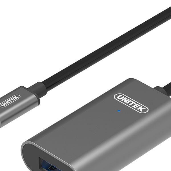 Unitek 5M Usb3.1 (Gen1) Type-C To Type-A Active Extension Cable