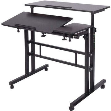 TOXIYA High quality mobile adjustable wheels laptop computer desk car