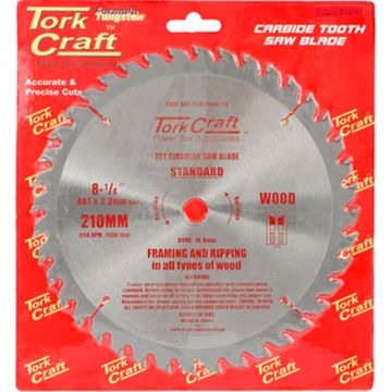 Blade Tct 210  X 40T 16Mm General Purpose Combination