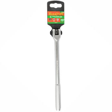 Power Bar 3/8"M Drive 250Mm Swivel Head Steel Handle Socket