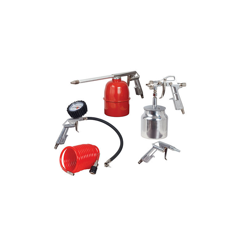 RYOBI Spray Gun Kit 5 Pce (Suction Powered Gun)