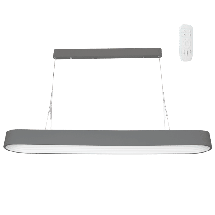 LED Metal and Plastic Pendant with Remote Control