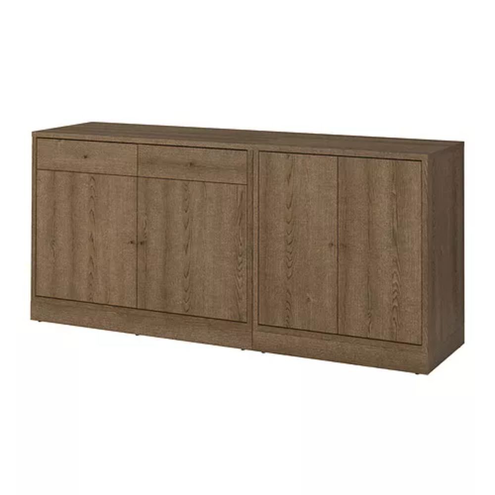 IKEA TONSTAD Storage Combination – Brown Stained Oak Veneer, 79 5/8