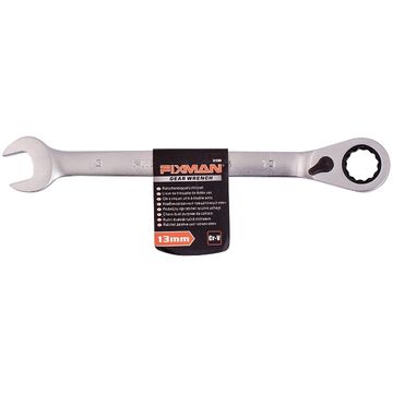 Fixman Reversible Combination Ratcheting Wrench 13Mm