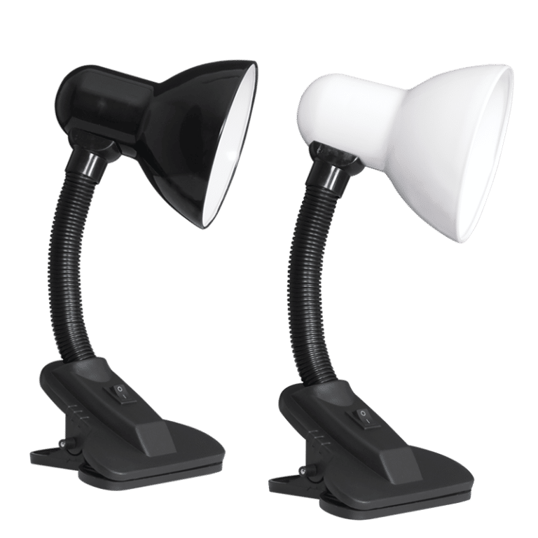Metal Clip On Desk Lamp with Switch
