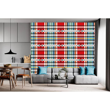 Venda African Print Wallpaper Blue
