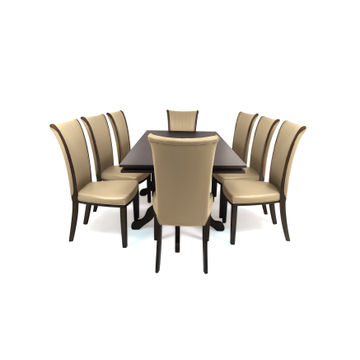 Spring 9 Piece Dining- Cream