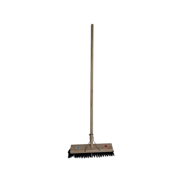 RIGGER Platform Broom Soft Black with Handle 380mm