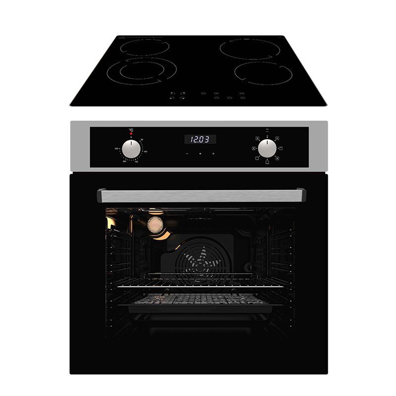 Built In Multifunction Thermo Fan Oven and Ceran Hob Combi Set – 60cm