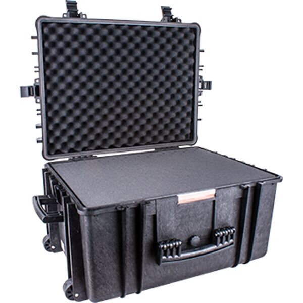 Hard Case 670X510X375Mm Od With Foam Black Water & Dust Proof 584433