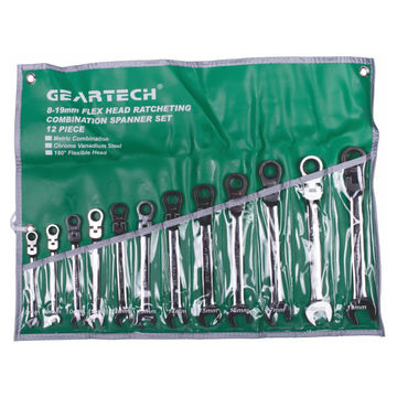 Micro-Tec - Wrench Ratchet Flex 8-19Mm Set
