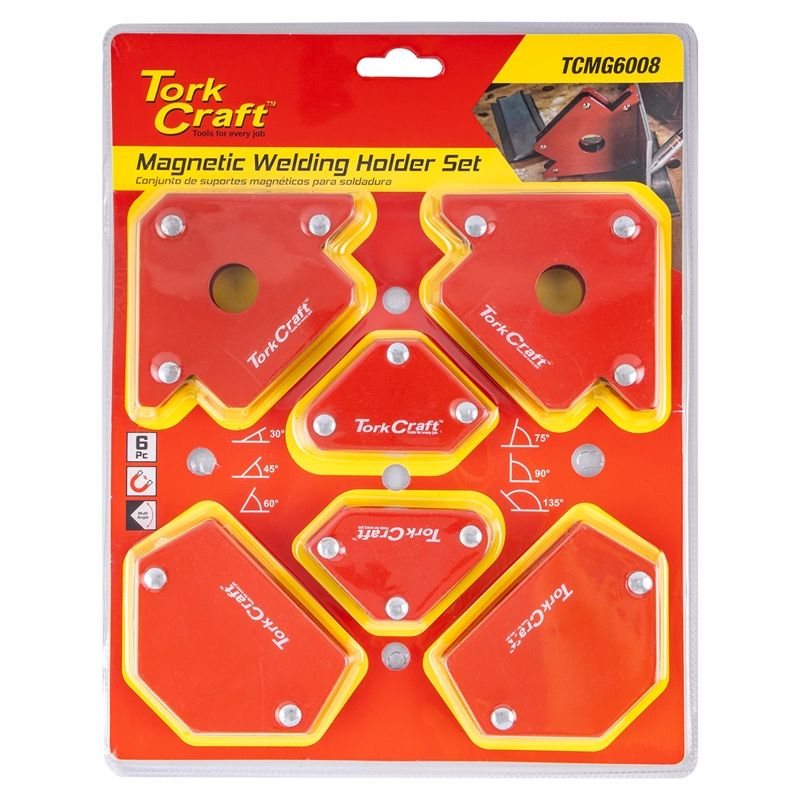 6Pc Welding Magnet Set