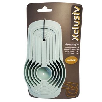 Xclusive - Measuring Cups Set - 6 Different Stackable Sizes - 3 Pack