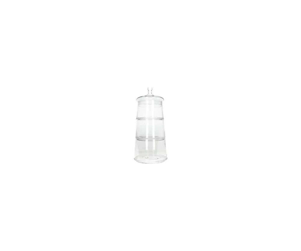danny home Glass Cookie Jar - 1 l (White)