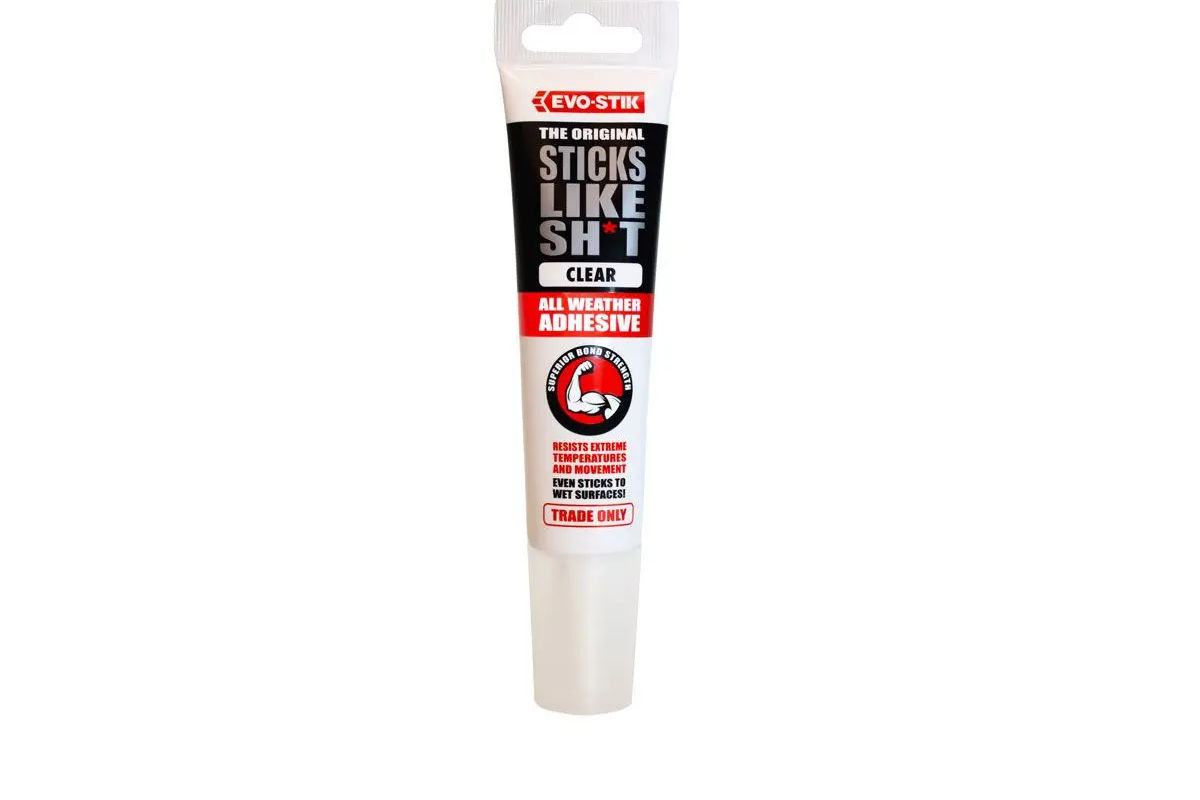 Evo-Stik Sticks Like Sh*t, Clear, 90ml BY WOODLY