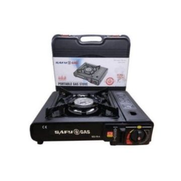 Safy - Single Burner Canister Camping Gas Stove with Travel Case