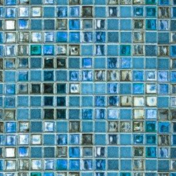 Kitchen Vinyl Splash Back Embossed Blue