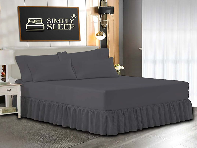 Simply Sleep - Everyday Collection - 05 Piece Combo Set - 90GSM - Castlerock - Queen (1pc)