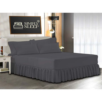 Simply Sleep - Everyday Collection - 05 Piece Combo Set - 90GSM - Castlerock - King (1pc)