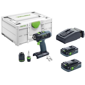 Festool - Cordless Drill T18 18+3 Hpc 4.0 I-Plus
