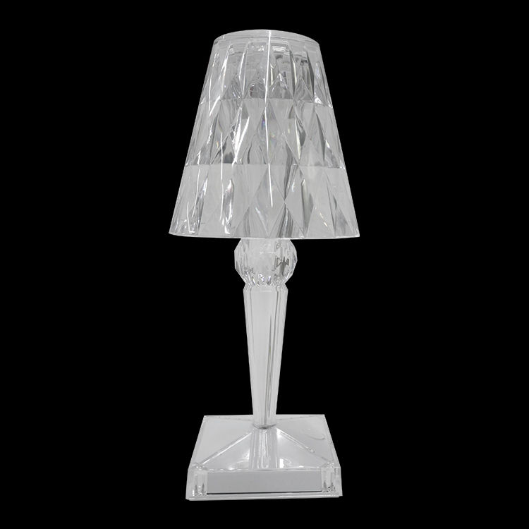 230v 1W LED SMD Acrylic Tri Coloured Dimmable Rechargeable Table Lamp