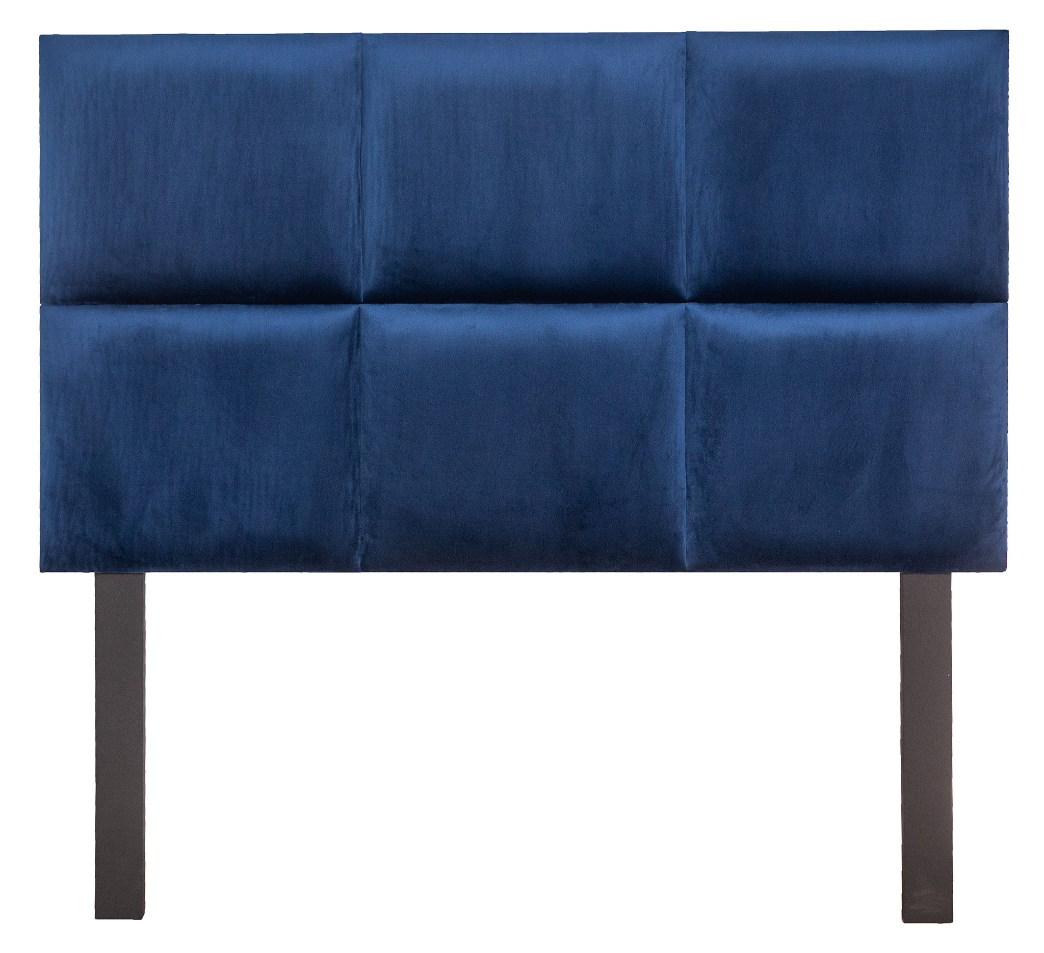 Avery Headboard - Blue Velvet - Queen