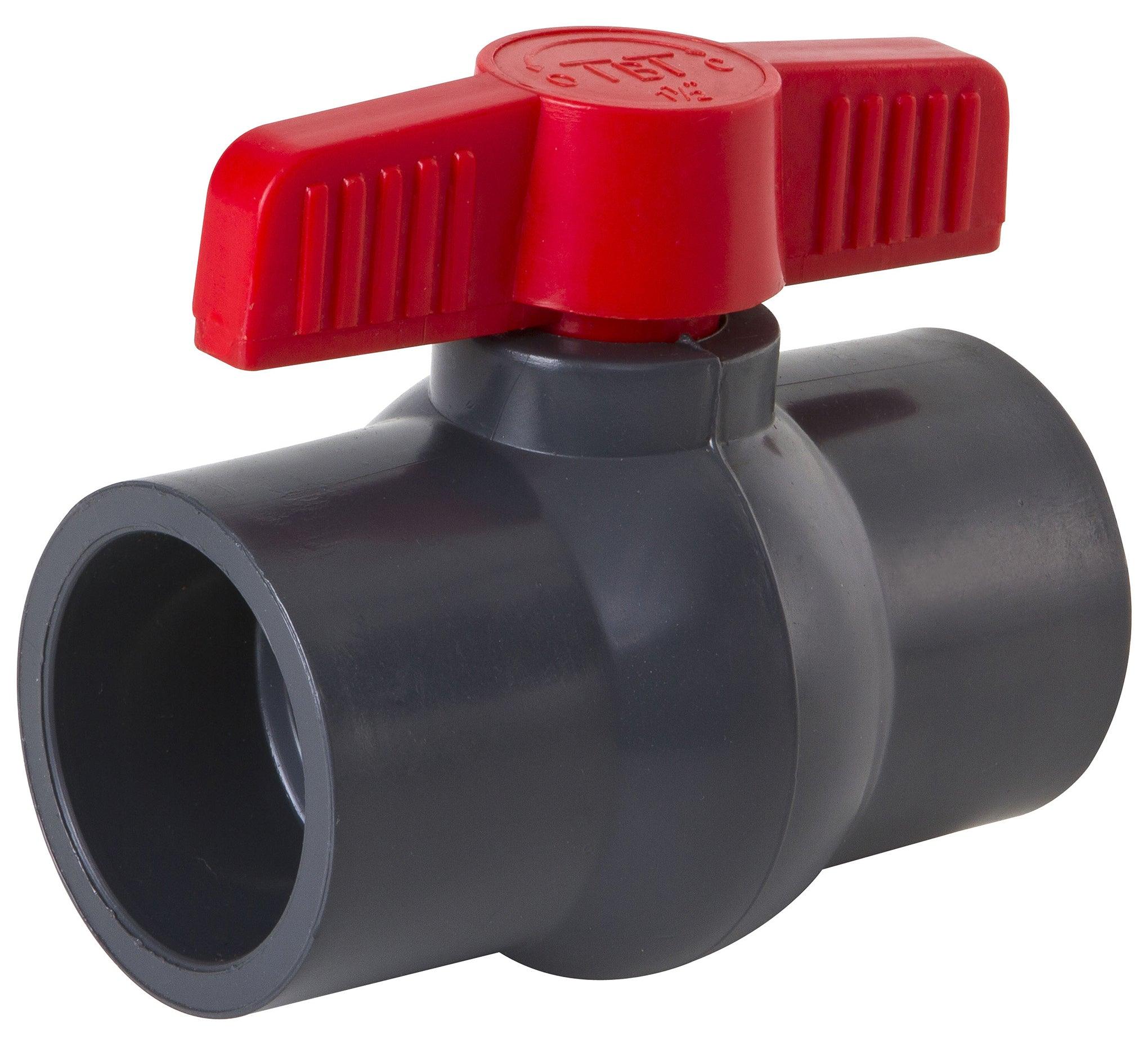 Speck Ball Valve Glue 2 Way(Grey Pvc)
