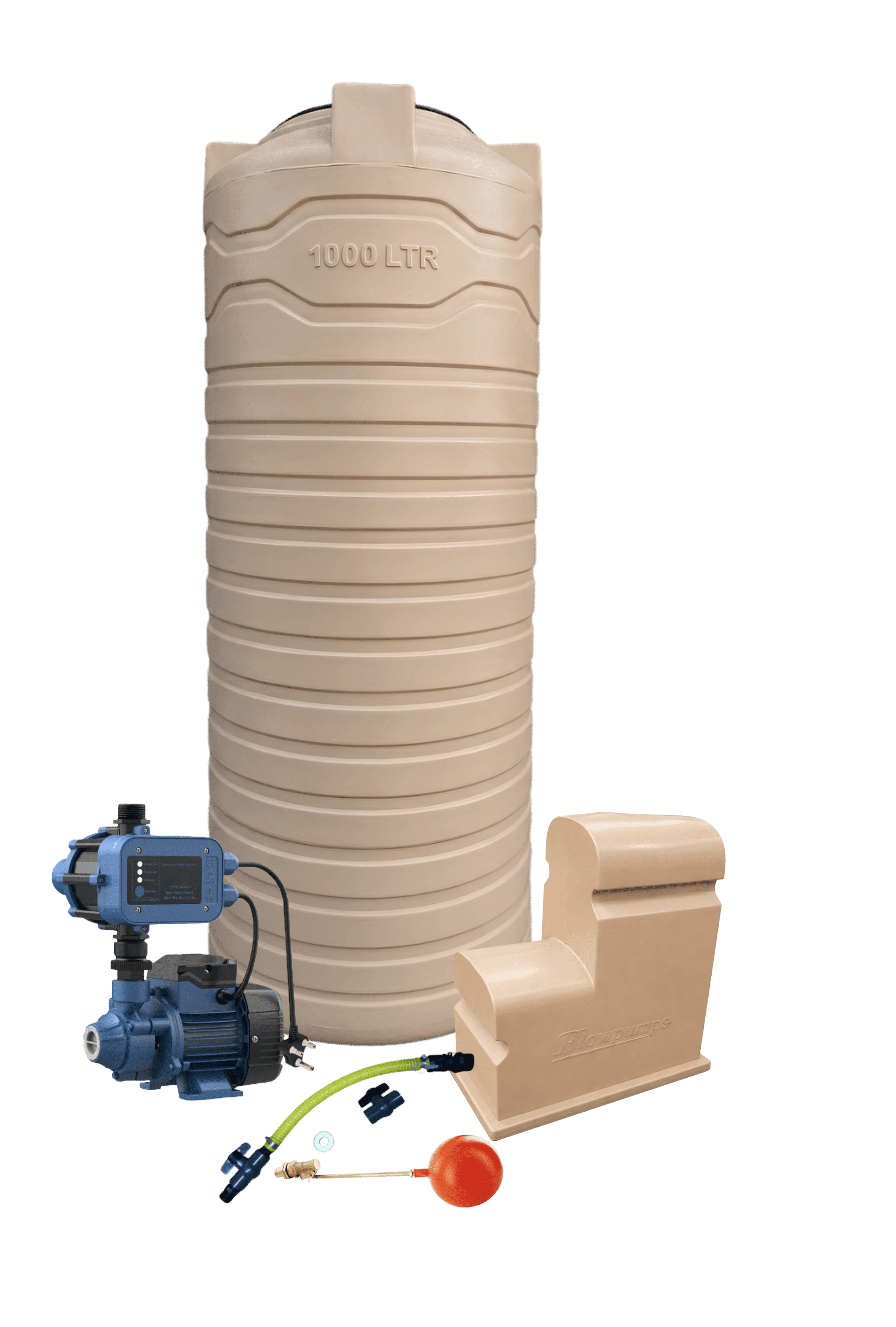 1000L Slimline Complete Combo Beige 0.75kW