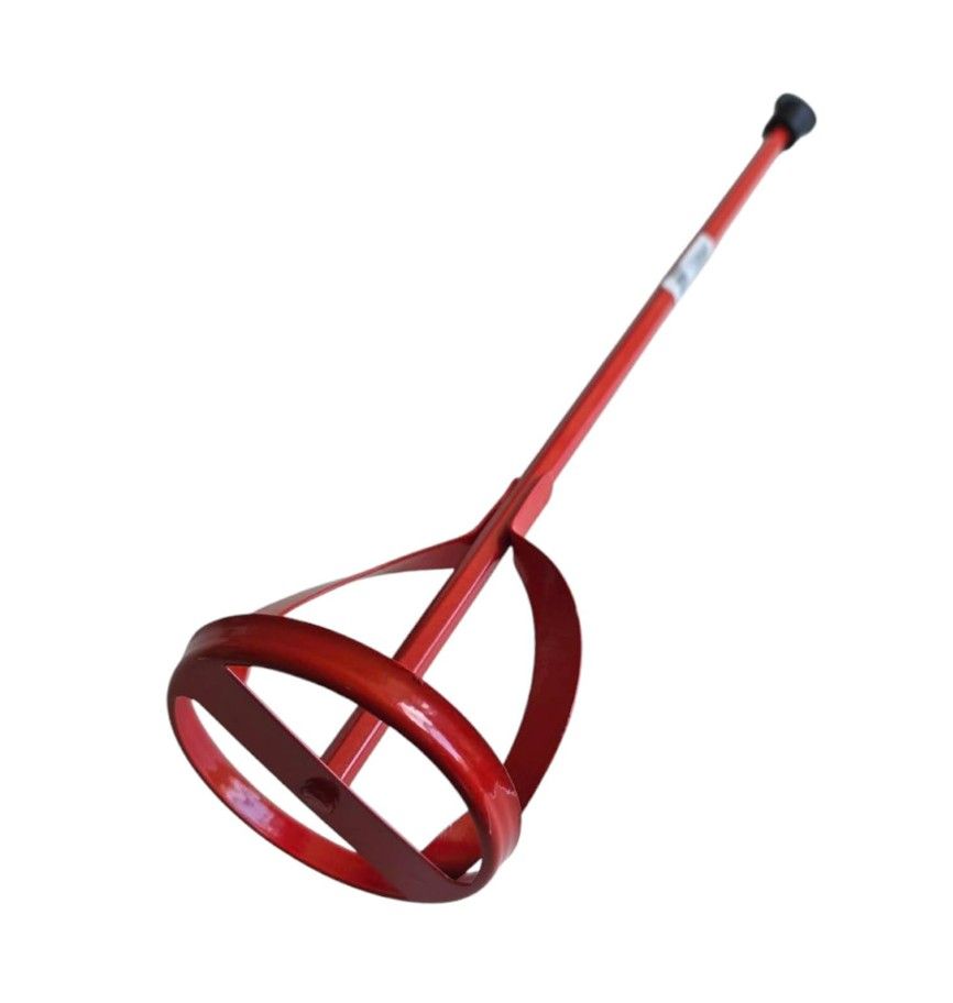 Paint Mixer 80mm x 400mm - Red - 8mm Shaft