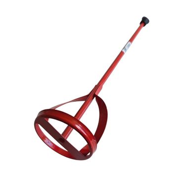 Paint Mixer 80mm x 400mm - Red - 8mm Shaft