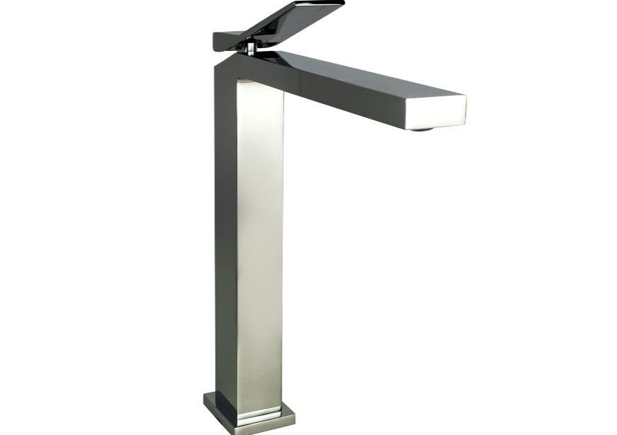 Milan Basin Mixer Brass Tall - Chrome