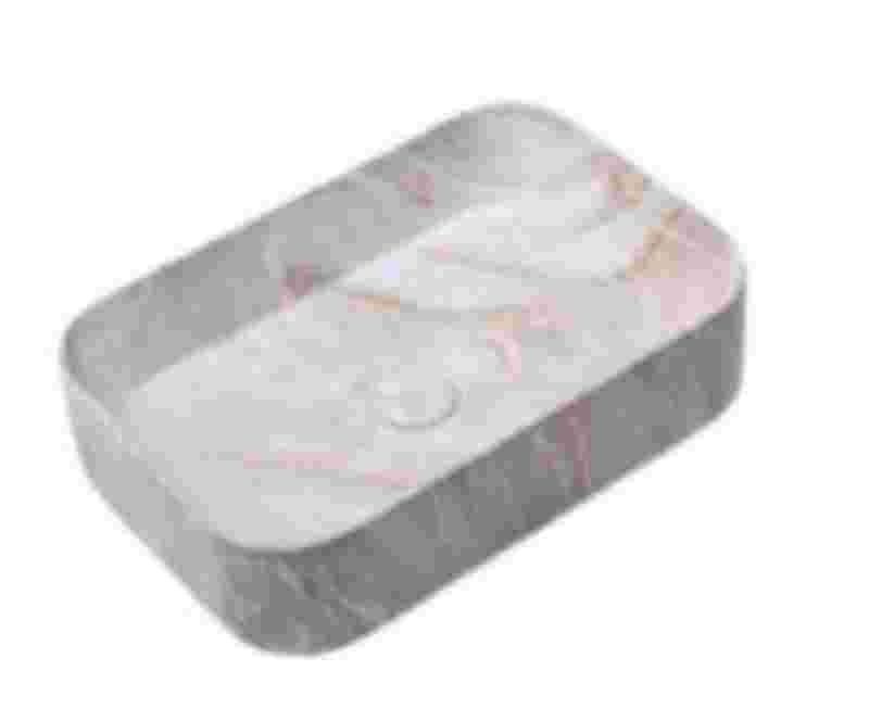 Counter top Ceramic Basin  / table top Marble - Grey