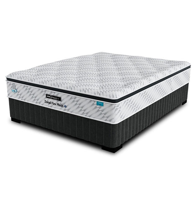 Restonic iDream, Zonal Flex Plush, Base and Mattress Single LEROY