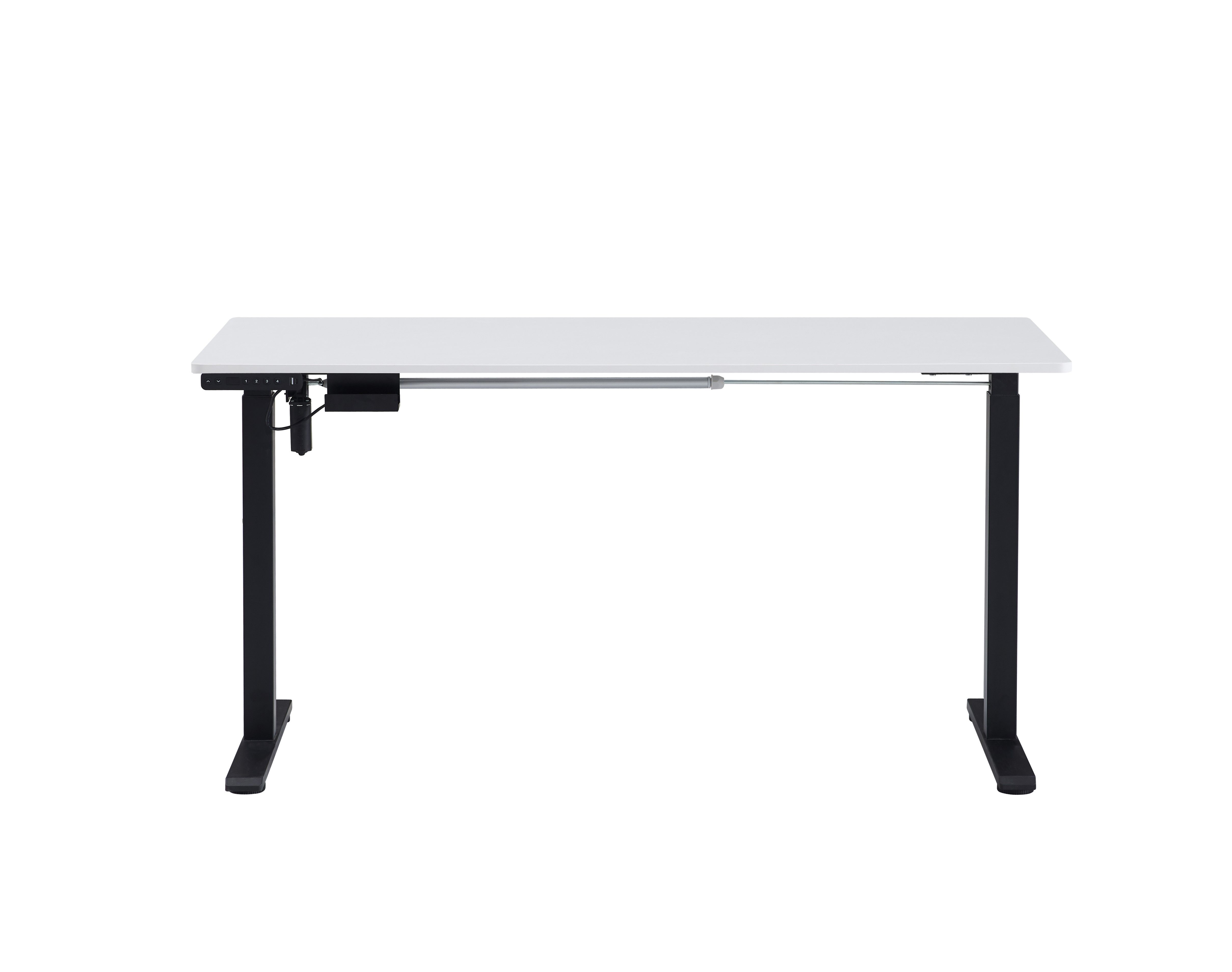 Premium Apex 1.4 Standing / Height Adjustable Desk - Black and White