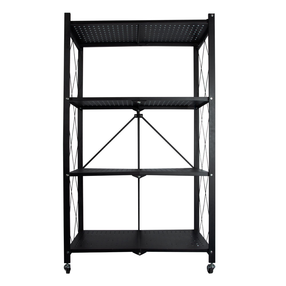 FOLD AWAY STORAGE RACK BLACK