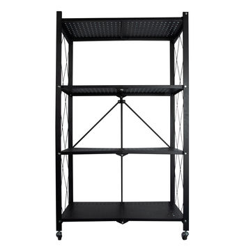 FOLD AWAY STORAGE RACK BLACK