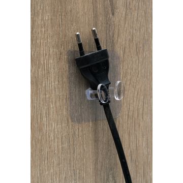 Self adhesive super plug holder