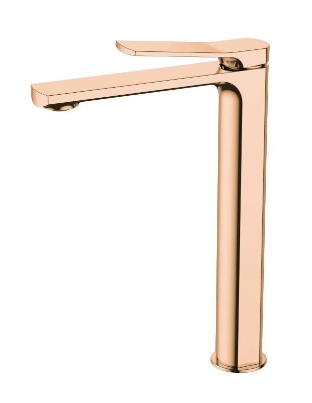 Verona Basin Mixer Premio - Tall - Brushed Rose Gold