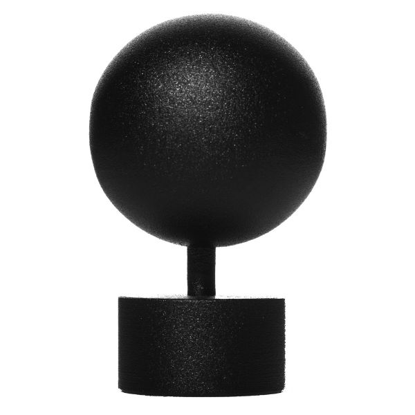 28MM BALL FINIAL MATT BLACK