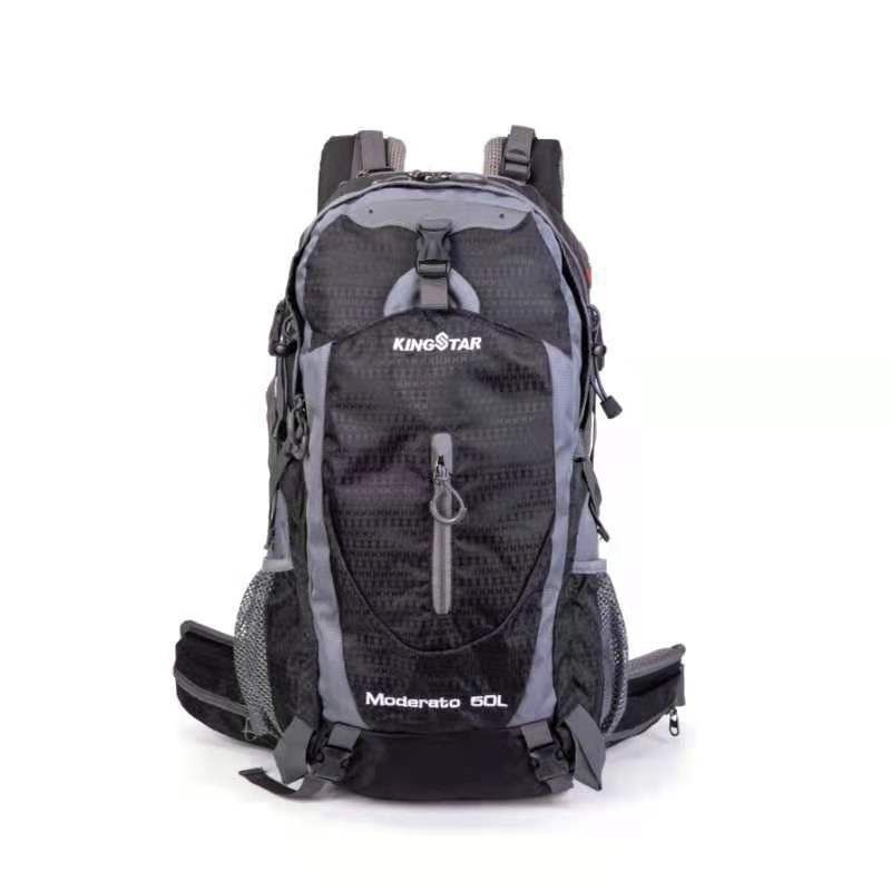 King Star Water-Proof Lightweight Travel Hiking Backpack Daypack-50L - Black