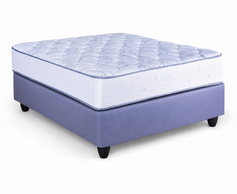 Protea Queen Bed - Grey & White