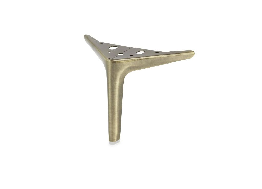 Y Leg, Slim, H150mm, Antique Brass (Pack of 4) BY WOOLDY